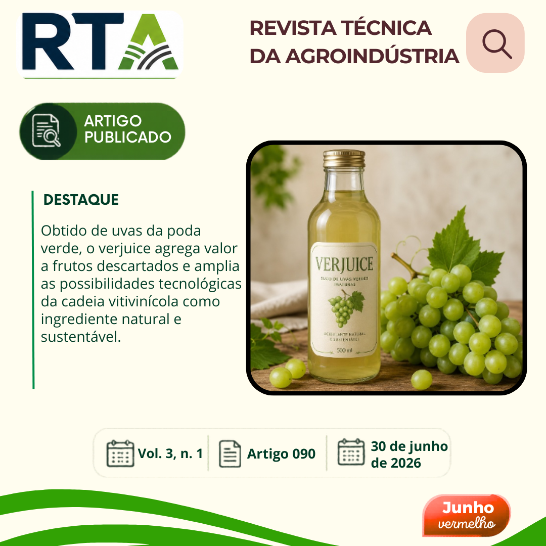 VERJUICE: SUCO DE UVAS NÃO-MADURAS